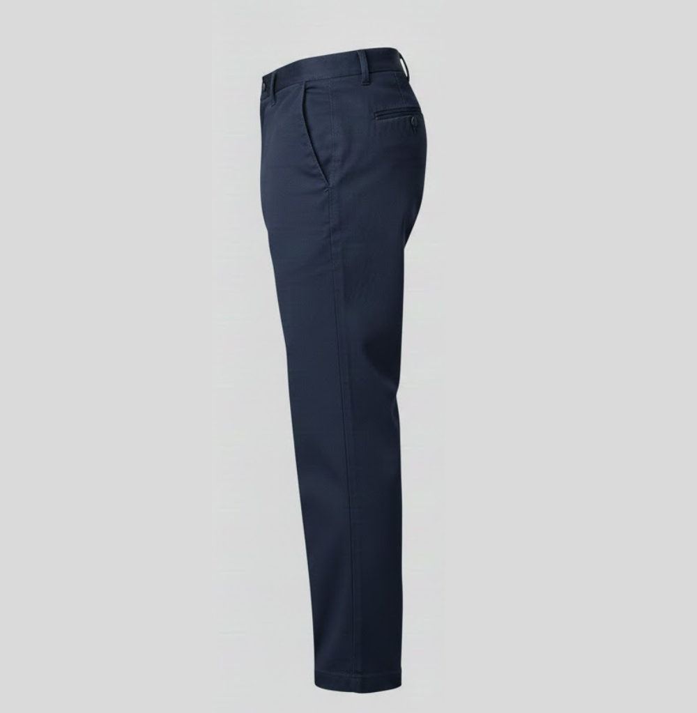 French Toast Men Straight Fit Navy Pant