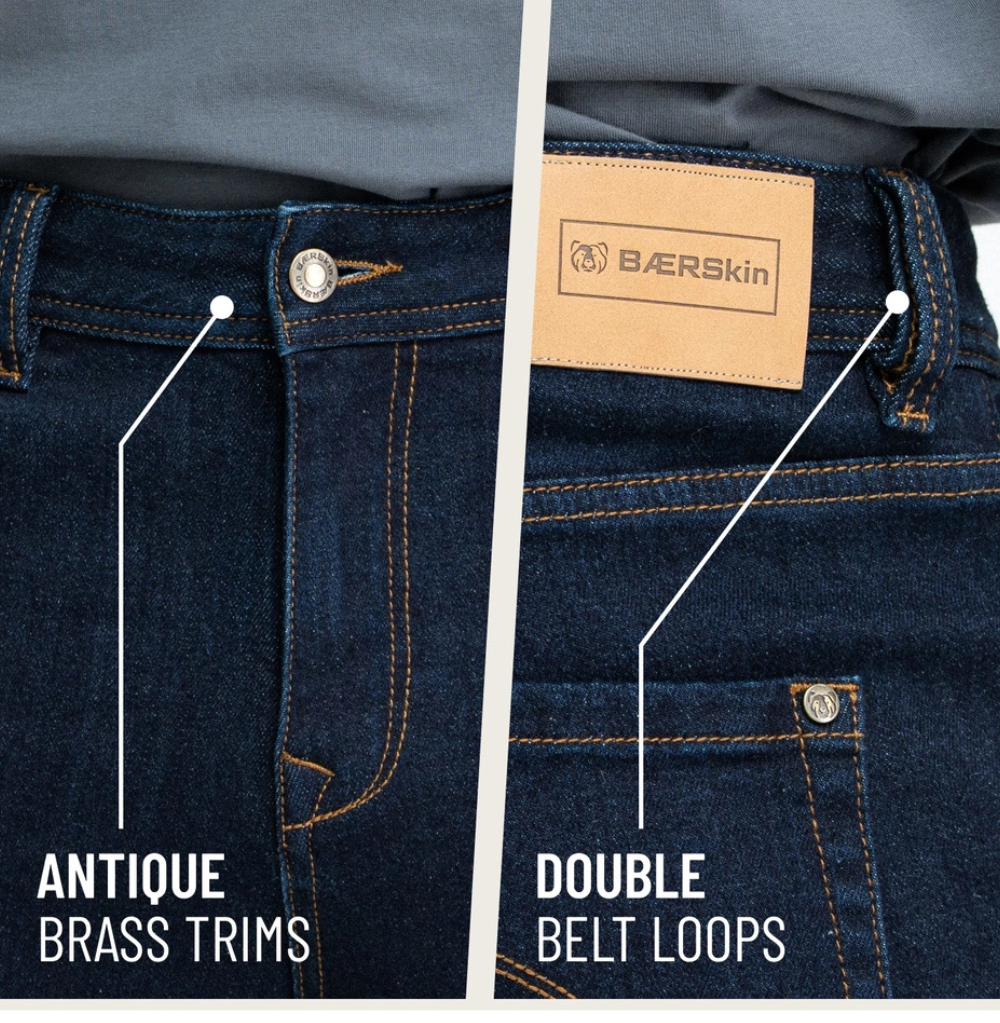 BÆRSkin Straight Leg Jeans Indigo