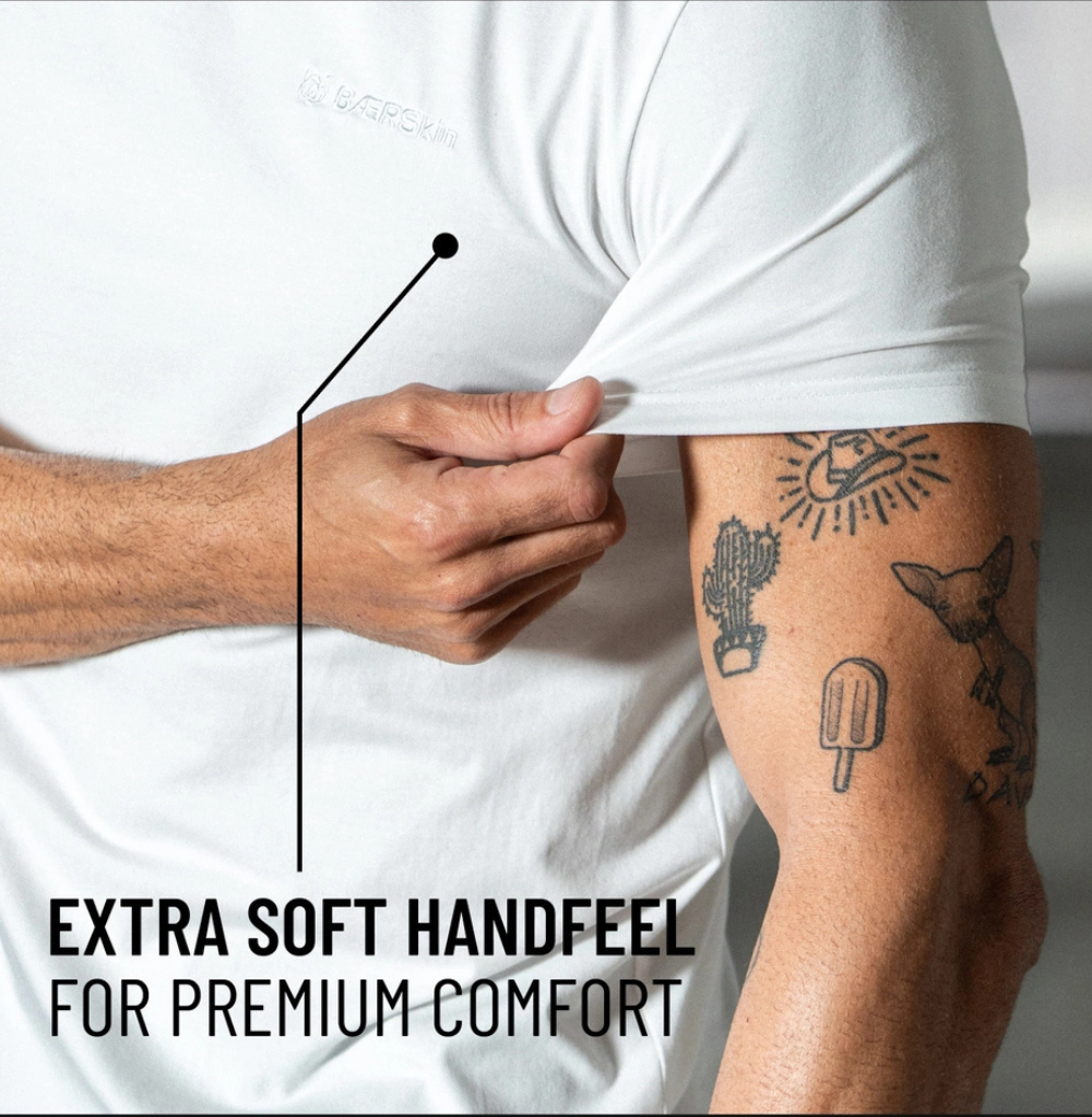BÆRSkin Sorona Short Sleeve T-Shirt White