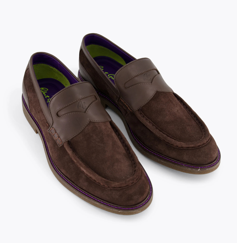 Robert Graham Smooth Talker Brown Loafer