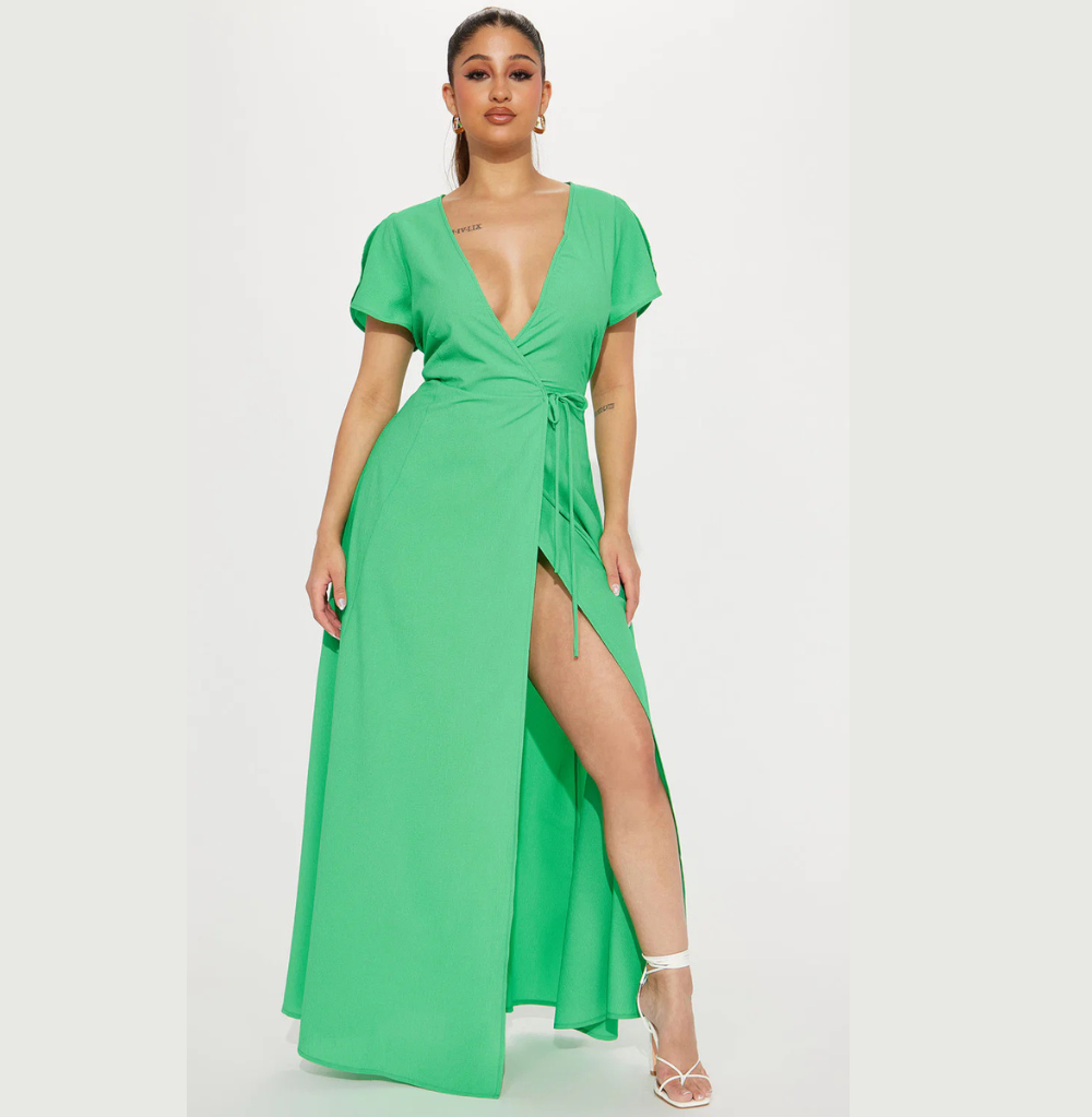 Fashion Nova Melody Maxi Dress - Green