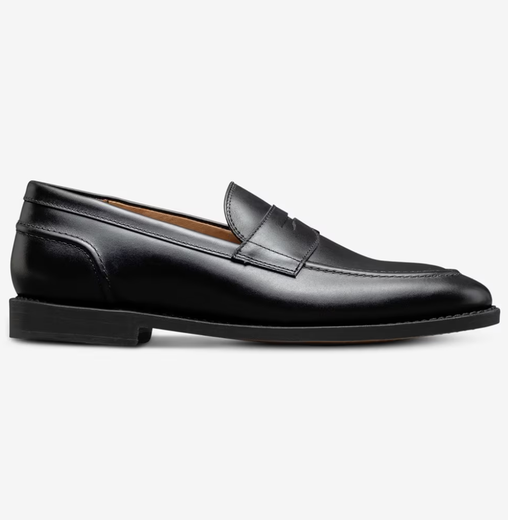 Allen Edmonds Randolph 2.0 Black Leather Penny Loafer