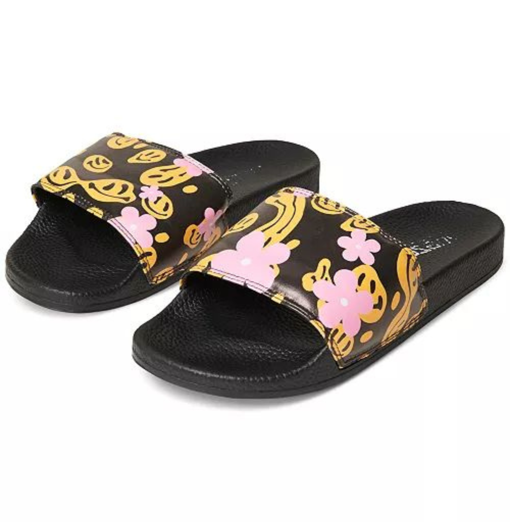WeSC Men's Hardcore Happiness Slide Sandals
