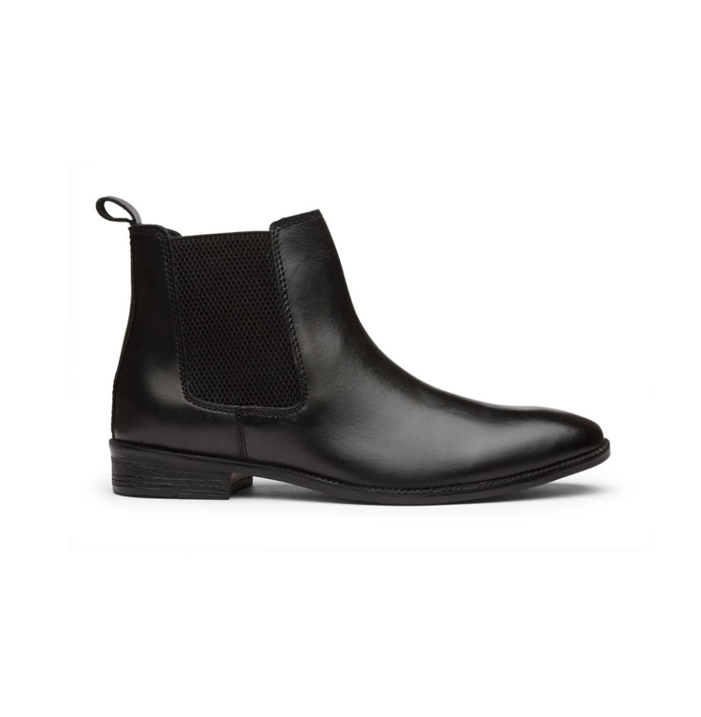 J. Ferrar Blake Flat Boot Men's Black Chelsea Boots
