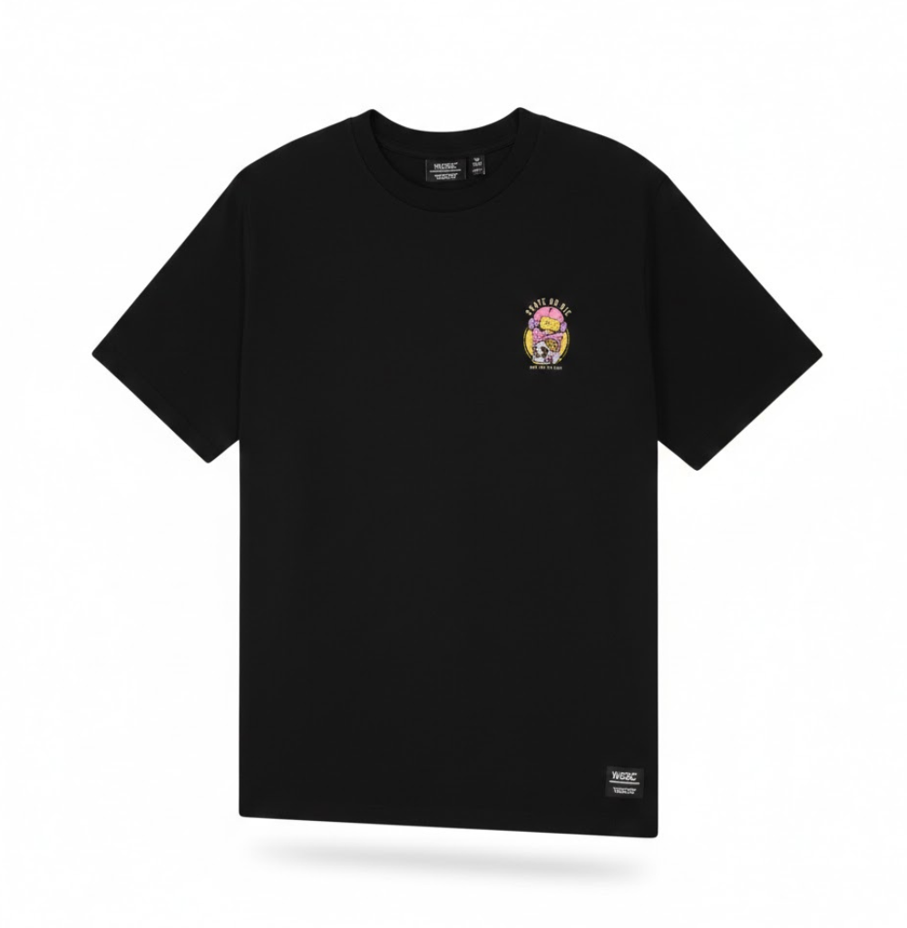 Wesc Mason SS Tee Skate Or Die Unisex Oversize Fit S/S Crewneck Tee