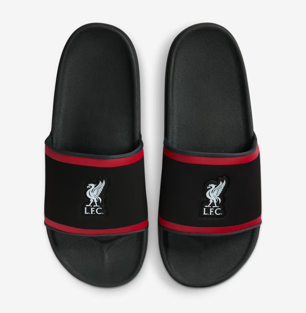 Nike Offcourt Slide Liverpool FC, Black/Gym Red/Gym Smoke Grey