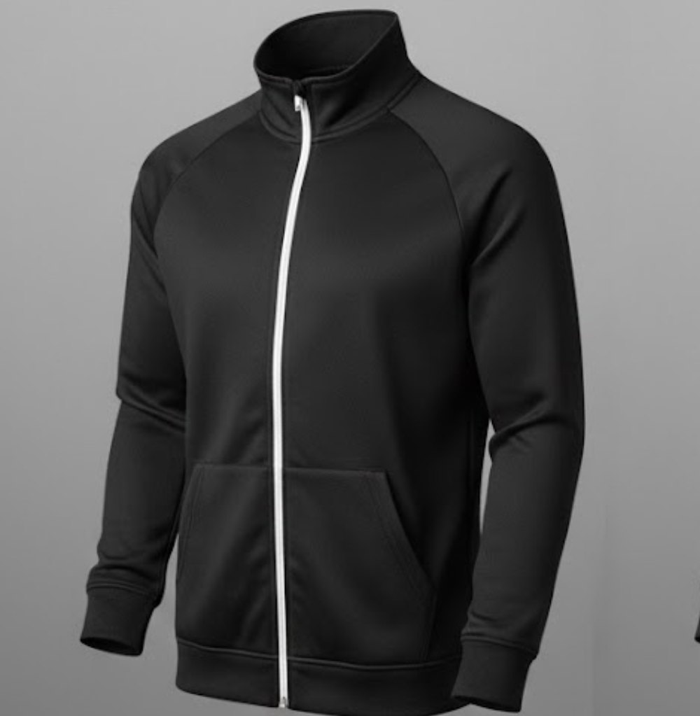Balera Zip-Front Track Jacket - Black