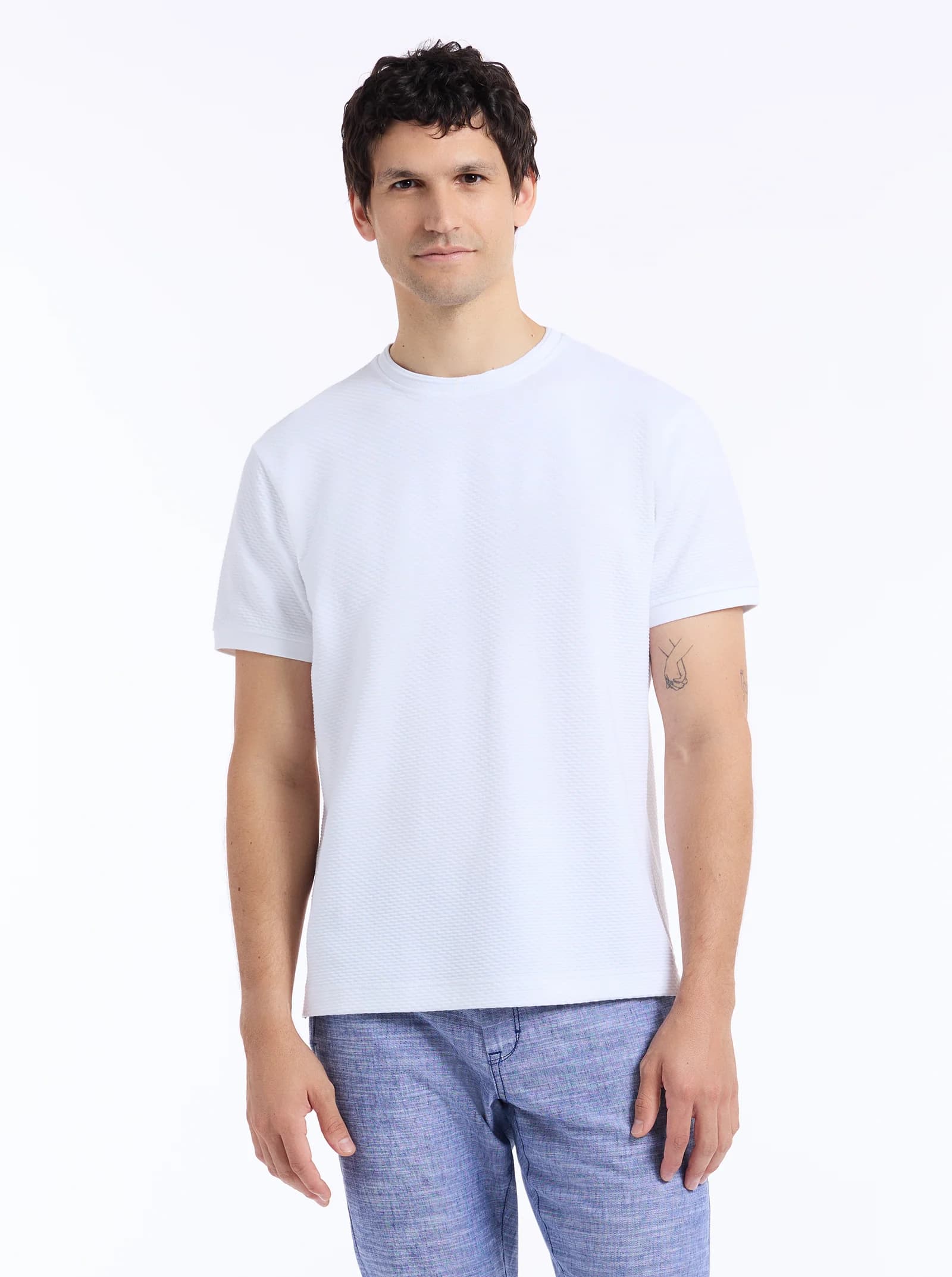 Robert Graham Dawley Short Sleeve T-Shirt White