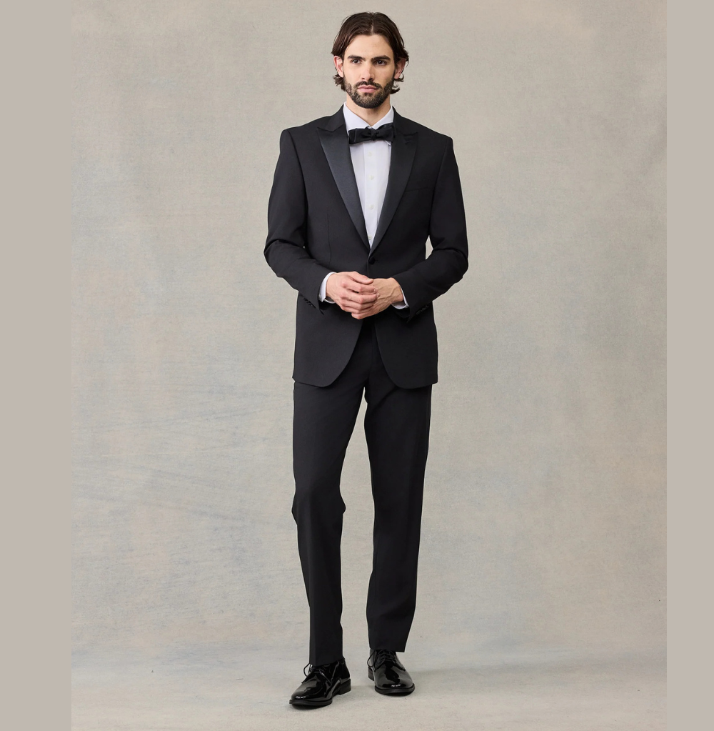 The Black Tux Tollegno 1900 Essential Black Tuxedo Outfit