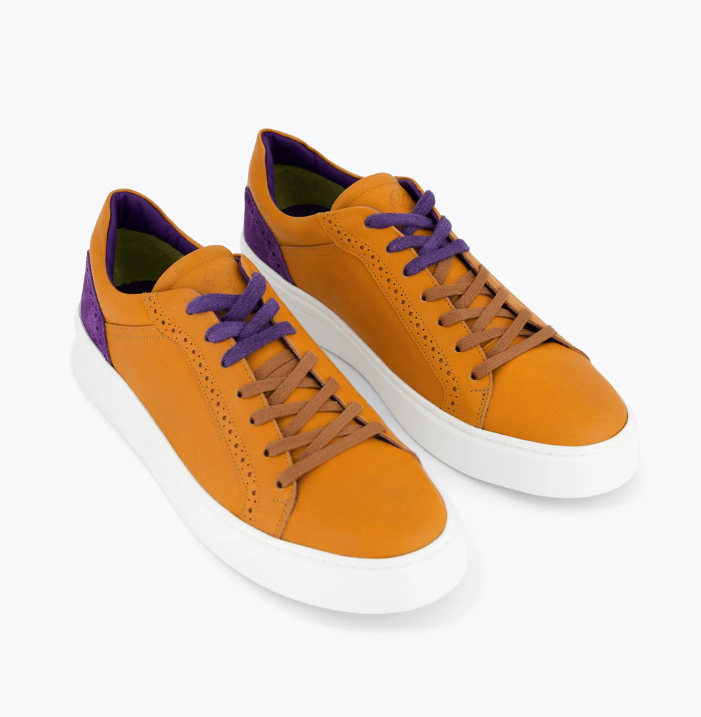 Robert Graham the Nightcap Cognac Sneaker